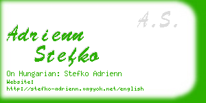 adrienn stefko business card